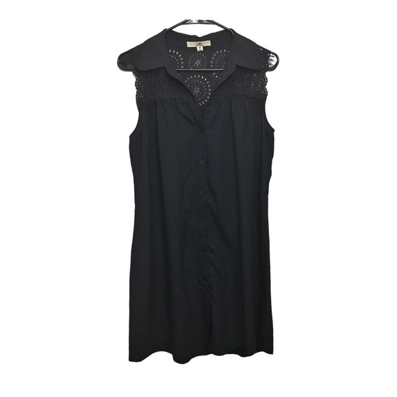 Ya Los Angeles Dresses & Skirts - Ya Los Angeles Black Sleeveless Shift Dress M